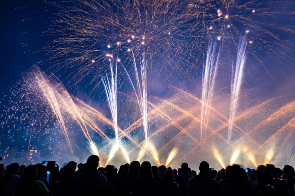 Festival feu d'artifice - Montréal 800 personnes